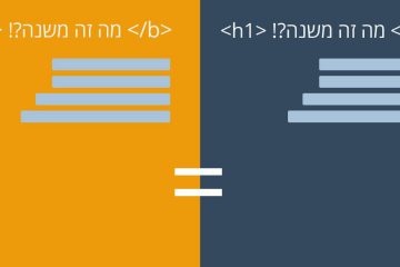 למה מקדמי אתרים ממשיכים להתעקש על H1?